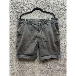 Save‎ Khaki United SKU Cotton Twill Bermuda Shorts Dark Grey Mens Size 36